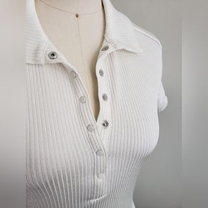 BNWT CLUB MONACO retro inspired short sleeve polo